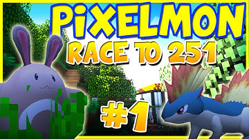 Pixelmon Race To 251 (Pixelmon 4.0.5) ★ Episode 1 ★ Not A Bad Start! ★