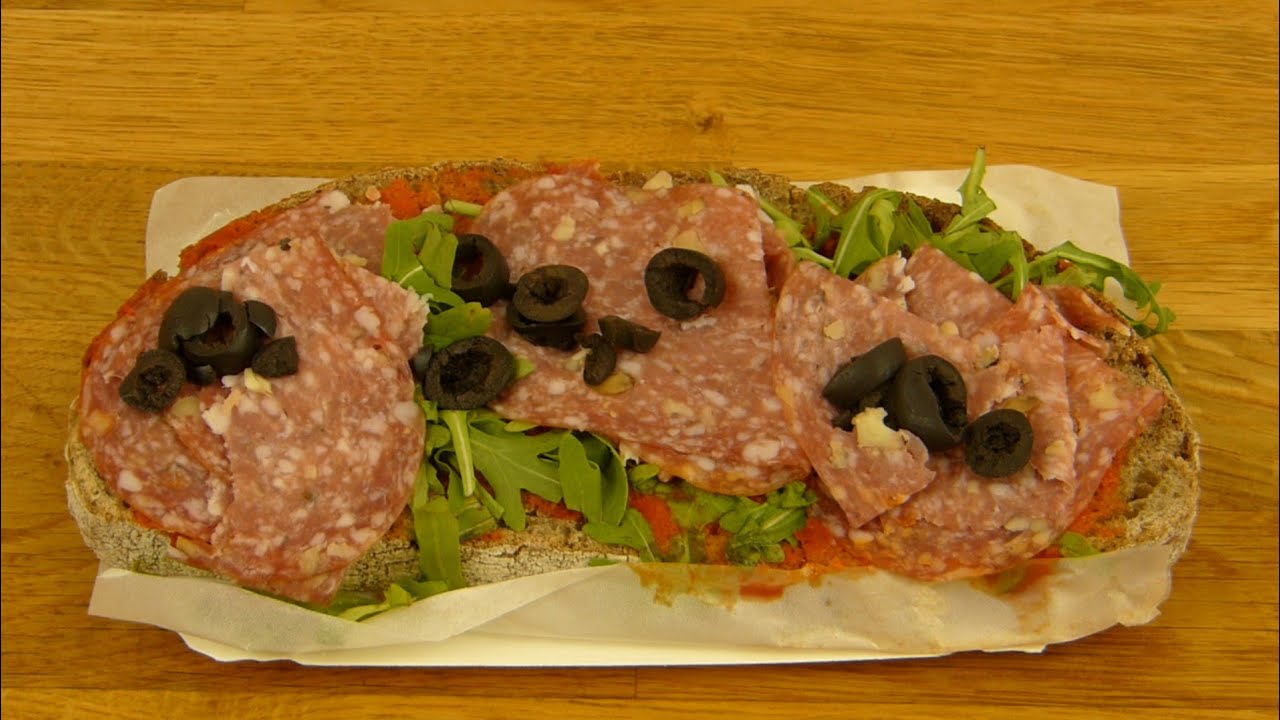 Stulle Mit Brot - Salami Stulle (Slice Of German Bread :)) - YouTube