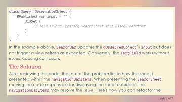 Resolving the @ Published Property Update Issue in SwiftUI