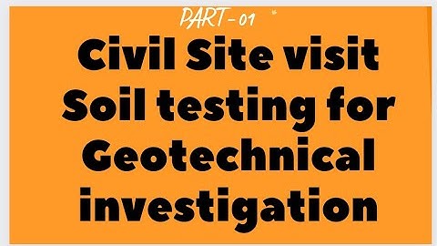 Part-1 Soil Testing at site SPT test // UDS #soiltesting #soiltest#civilengineering