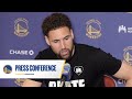 Klay Thompson Recaps Warriors Win vs. Rockets | April 4, 2024