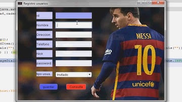 Explicacion  1 Registro de usuarios en java y mysql en netbeans