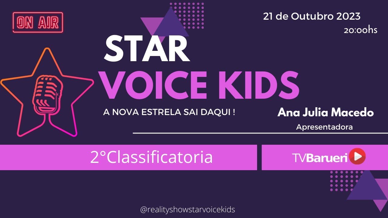 2° Classificatória | Star Voice Kids