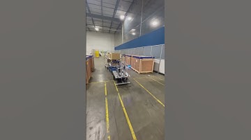 Automate the pulling of carts ￼ #automate #palletjacks #roboticsolution #warehouseequipment