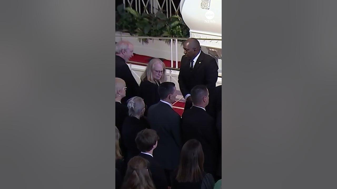 Former Pres. Jimmy Carter arrives to attend tribute service for his late wife, Rosalynn Carter