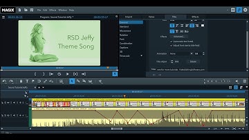 Adjusting Audio Levels with Keyframes in Magix Movie Edit Pro Plus and Magix ProX