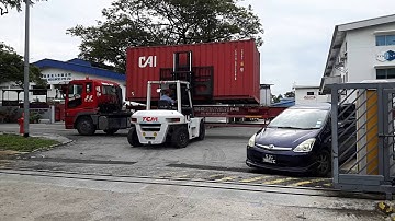 Empty Container Lift and Stack & Go