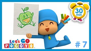 🖌 Let's Go Pocoyo -  Painting with Pocoyo  [ 30 minutes ] | Full Episodes | CARTOONS for KIDS