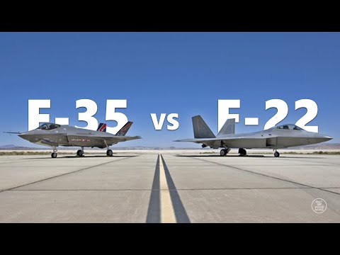 F 22 Raptor VS F 35 Lightning II - 5th Generation Fighter Jet Comparison