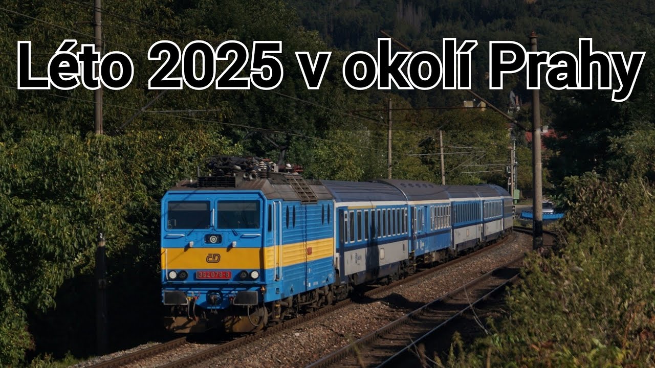 Léto 2025 na kolejích v okolí Prahy