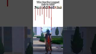 Who Has the Longest Hair in HSR? #hsr #honkaistarrail #honkai #starrail #hsrbm