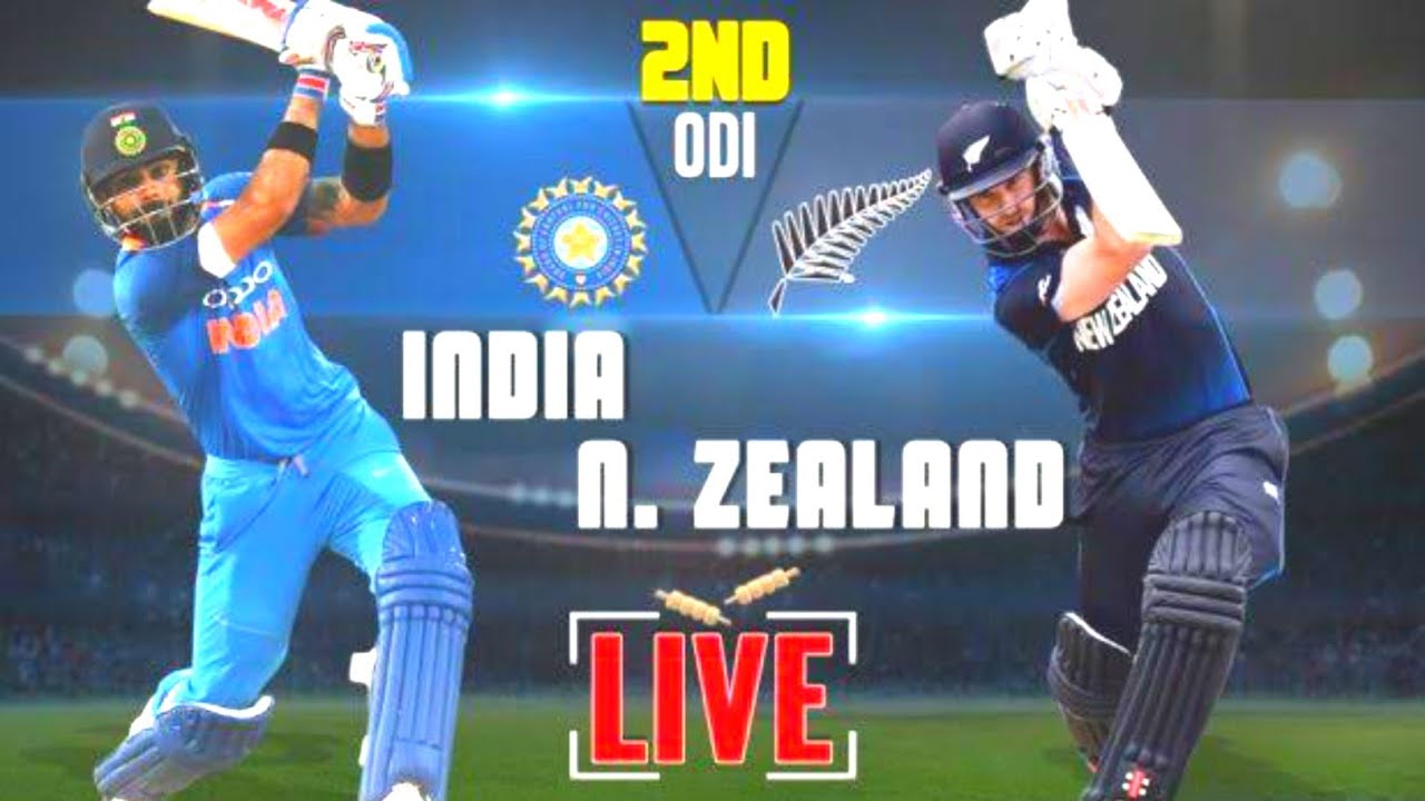 Live IND Vs NZ 2nd ODI Live Scores and Commentary 2019 Series