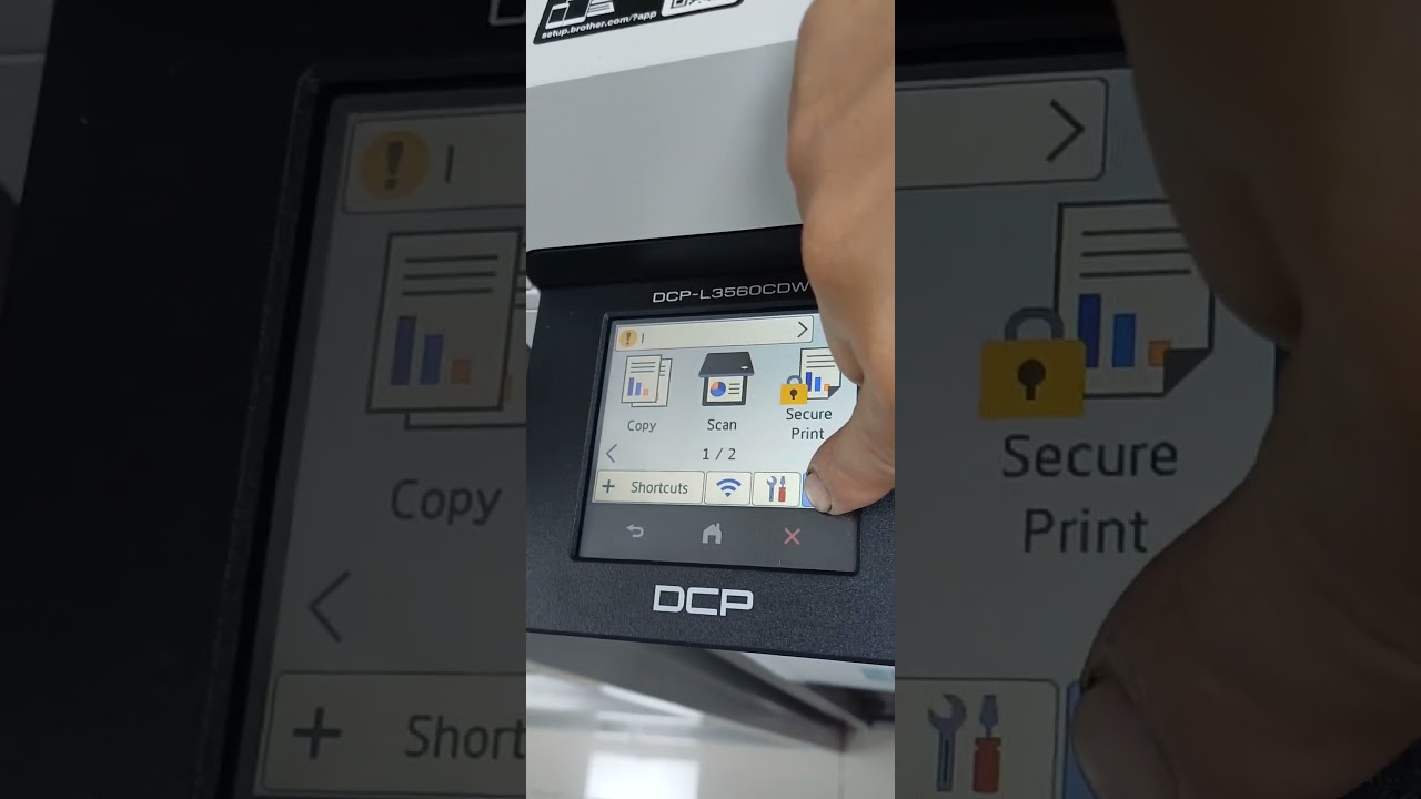 Hướng dẫn reset drum Brother DCP- 3560