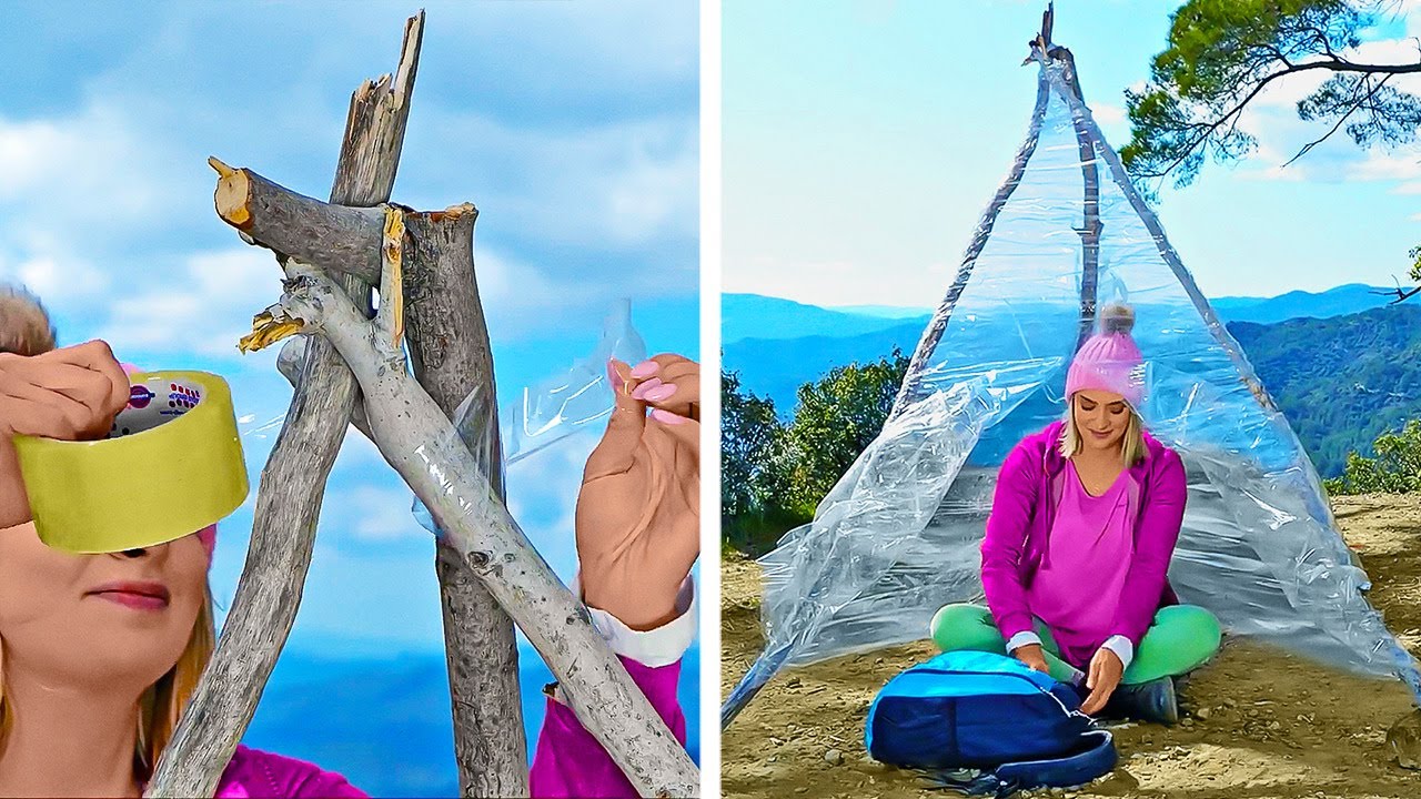 5 Minute Crafts  Hiking gadgets and hacks to help you survive in