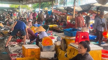 Chợ cá phan rí cửa: tuy phong.B.T. Khu Hải sản tươi sống.giá rẽ bất ngờ.hãy.like.đăng ký.ủng hộ kênh