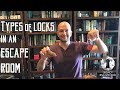Types of locks in an Escape Room - Legacy Escape Box