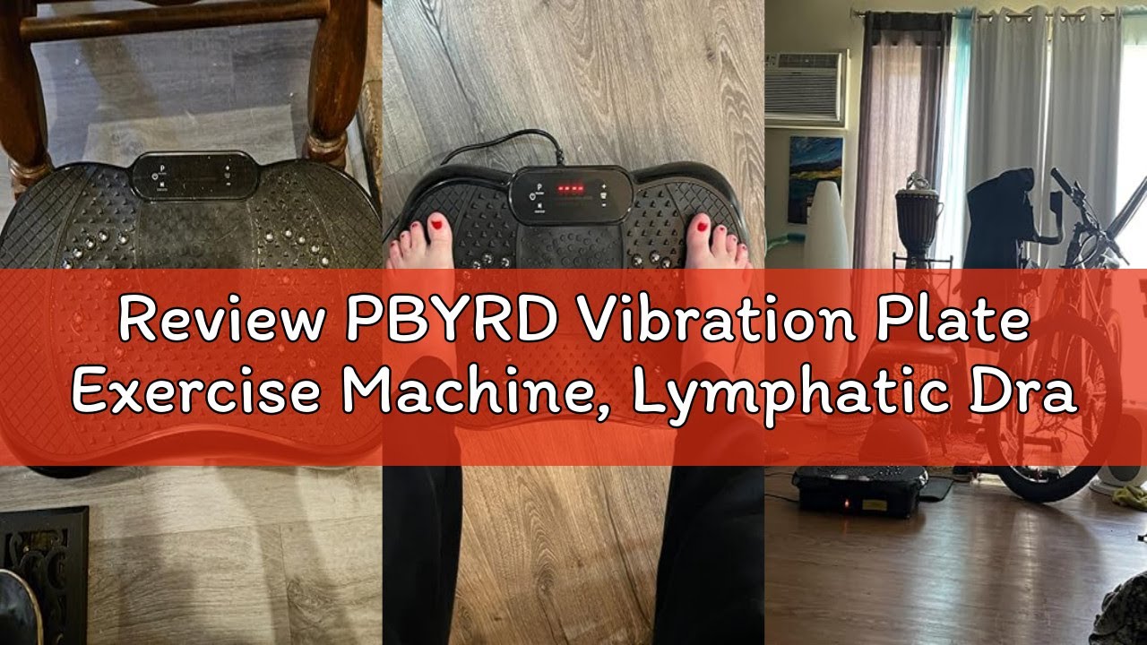 Review PBYRD Vibration Plate Exercise Machine, Lymphatic Drainage Machine for Weight Loss, Shake Vib