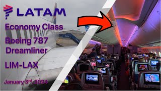 TRIP REPORT | Latam Economy Review Boeing 787-8 | Lima - Los Angeles