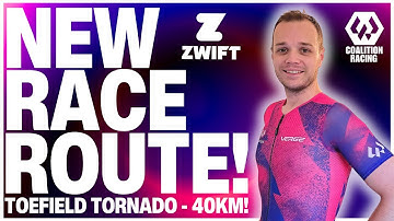 New Route in New York! | 40km Zwift Race
