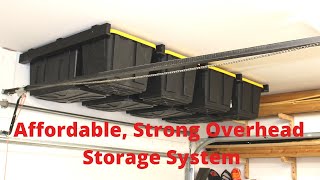 EZ Slide Tote Storage System - Overhead Garage Storage