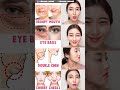 CHEEKS LIFT + EYE BAGS REMOVAL + DOUBLE CHIN + ANTI-AGING #shorts #antiaging