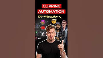 This AI YouTube Automation clips Videos on Autopilot. Created in n8n with No-Code. #aiautomation