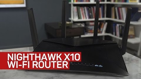 Nighthawk X10 router
