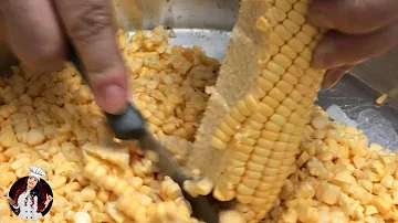 Como congelar o milho para fazer mingau?