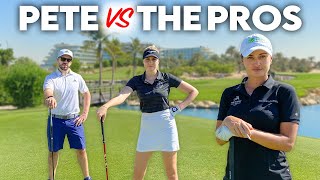 Me Against TWO TOUR PROS!!!│Amy Boulden & Olivia Cowan Course Vlog