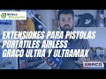 Extensiones y lanzas para pistolas portátiles airless Graco Ultra y UltraMax | Airless Discounter