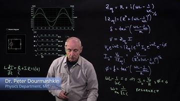 Voltaje across the inductor and capacitor at resonance