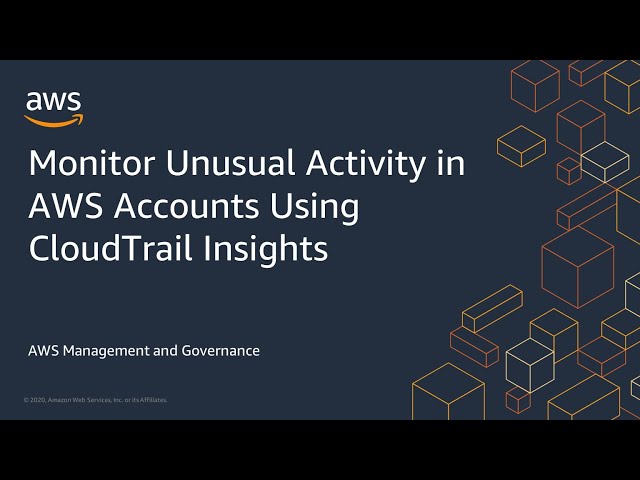 Monitor Unusual Activity in AWS Accounts Using CloudTrail Insights