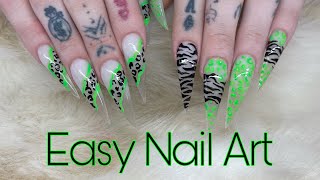 Watch Me Work: Monochromatic Nails | Acrylic Nail Tutorial