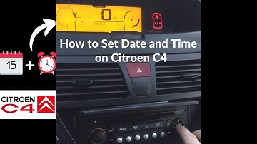 Hoe de klok, tijd en datum op Citroen C4 Picasso in te stellen, eenvoudige gids met ondertitels