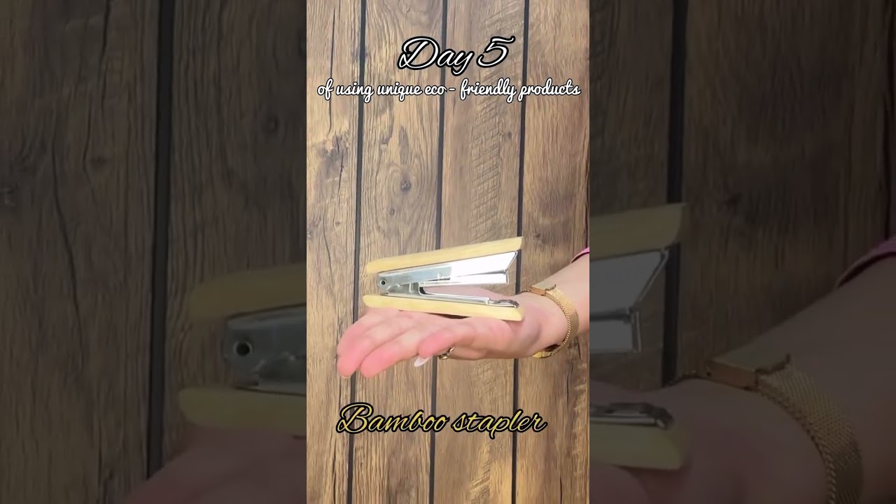 Day 5 of using unique eco - friendly products 