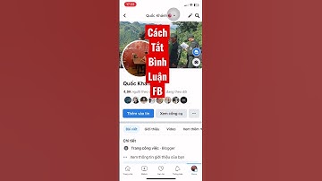 #shorts Cách Tắt Bình Luận Trên FB