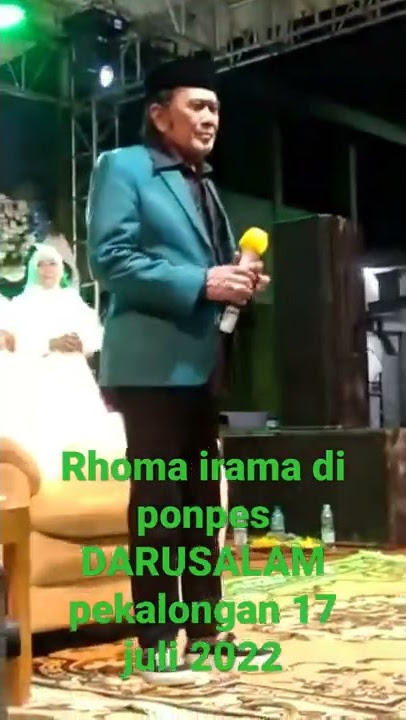 rhoma irama tabligh akbar di pp darusalam pekalongan