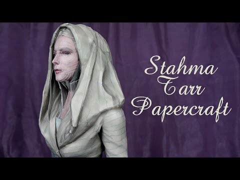 Stahma Tarr (Defiance) Papercraft Time Lapse