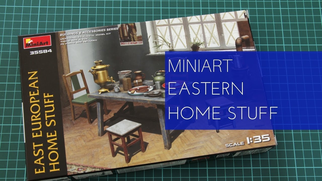 EAST EUROPEAN HOME STUFF 1//35 SCALE MODEL KIT FOR BUILDING MINIART 35584 NEW