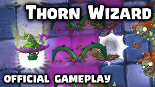 Thorn Wizard Official Gameplay | Plants vs Zombies 2 Chinese