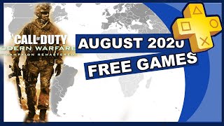 PS PLUS FREE GAMES AUGUST 2020 OFFICIAL