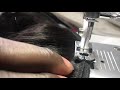 How to double your wefts on a sewing machine