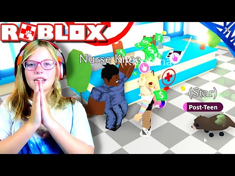 My Star Otter Hospitalized Last Adventure To Park Roblox Adopt Me Roleplay 4k60fps Youtube - star lab rp roblox