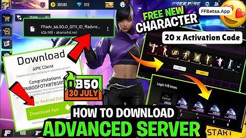 Free Fire Advance Server OB50 APK Download + Activation Code #freefireadvanceserver #freefire