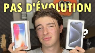 iPhone 15 Pro VS iPhone X : Quelles différences en 6ans ?