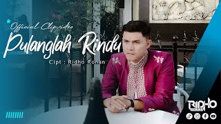 Lagu Minang Terbaru - Ridho Ronan - Pulanglah Rindu ( Musik Video)