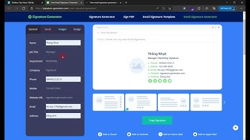 Hướng dẫn tạo chữ ký email theo tên miền iNET