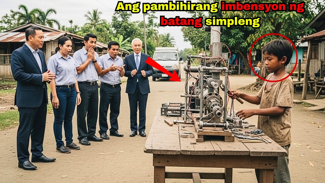 Hindi makapaniwala ang mga inhinyero sa pambihirang imbensyon ng batang simpleng taga-nayon.