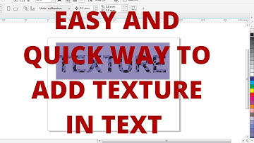 How to add texture in text in coreldraw very easy and simple way / Priya Sharma Pangotra