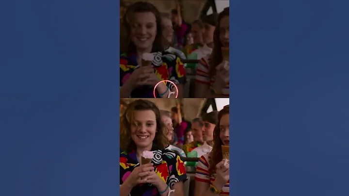 The journey of the blue hair-tie #StrangerThings